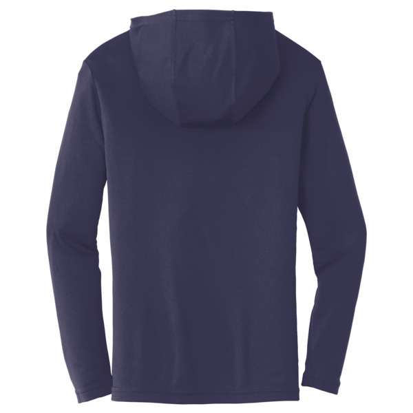 Sport Tek PosiCharge ® Competitor Hooded Pullover, True Navy, Back view