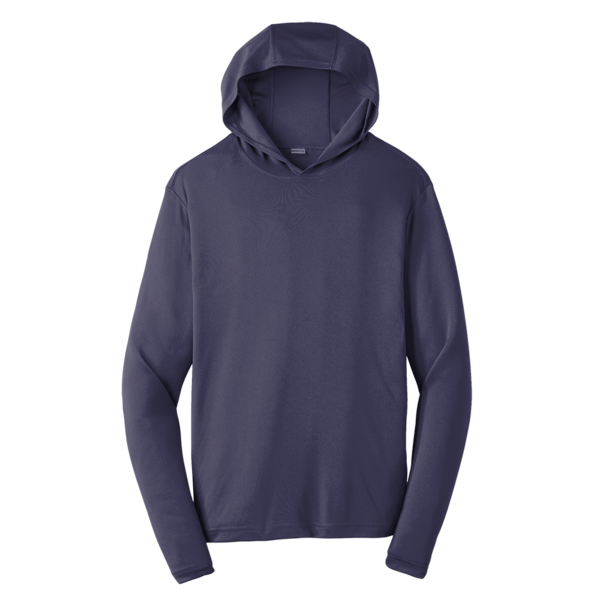 Sport Tek PosiCharge ® Competitor Hooded Pullover, True Navy, Front view