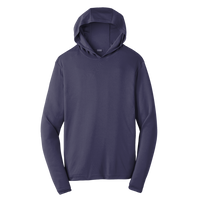 Sport Tek PosiCharge ® Competitor Hooded Pullover, True Navy, Front view