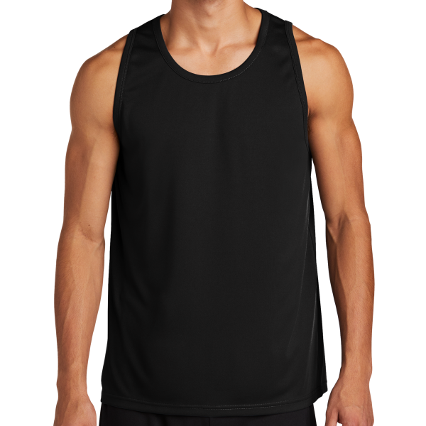 Sport Tek PosiCharge ® Competitor Tank, Black, Front view