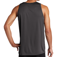 Sport Tek PosiCharge ® Competitor Tank, Iron Grey, Back view