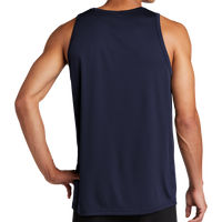 Sport Tek PosiCharge ® Competitor Tank, True Navy, Back view