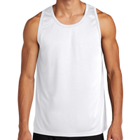 Sport Tek PosiCharge ® Competitor Tank, White, Front view