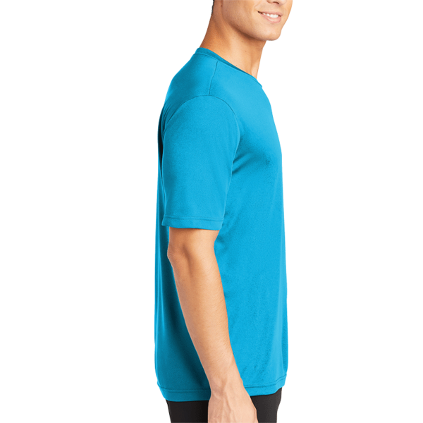 Sport Tek PosiCharge ® Competitor Tee, Atomic Blue, Right Sleeve view