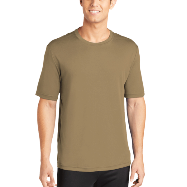 Sport Tek PosiCharge ® Competitor Tee, Coyote Brown, Front view