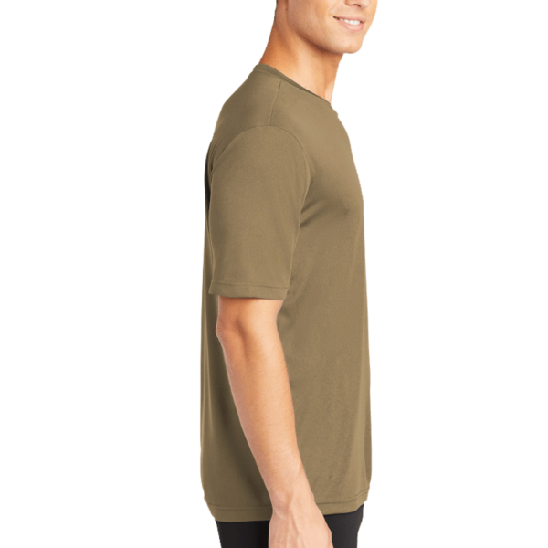 Sport Tek PosiCharge ® Competitor Tee, Coyote Brown, Right Sleeve view