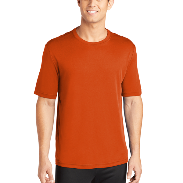 Sport Tek PosiCharge ® Competitor Tee, Deep Orange, Front view