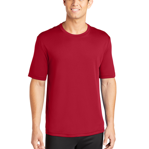 Sport Tek PosiCharge ® Competitor Tee, Deep Red, Front view