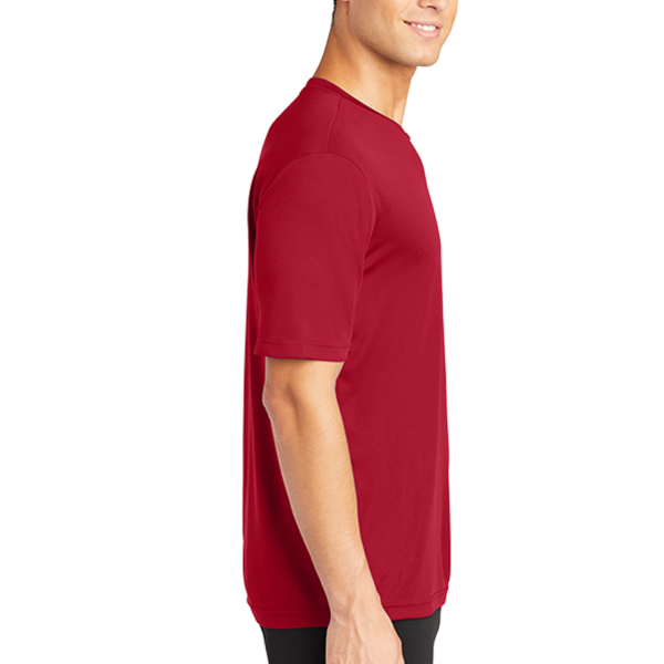 Sport Tek PosiCharge ® Competitor Tee, Deep Red, Right Sleeve view