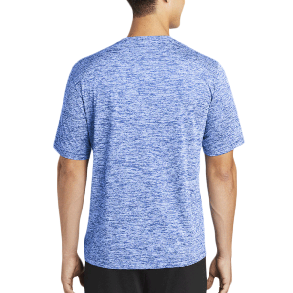 Sport Tek PosiCharge ® Electric Heather Tee, True Royal Electric, Back view