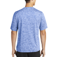 Sport Tek PosiCharge ® Electric Heather Tee, True Royal Electric, Back view