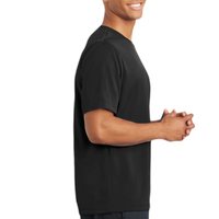Sport Tek PosiCharge ® RacerMesh ® Tee, Black, Right Sleeve view