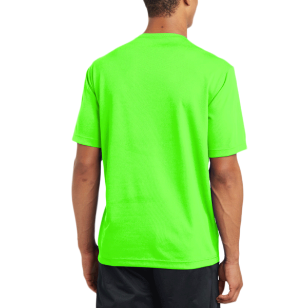 Sport Tek PosiCharge ® RacerMesh ® Tee, Neon Green, Back view