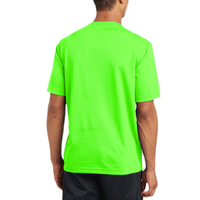 Sport Tek PosiCharge ® RacerMesh ® Tee, Neon Green, Back view