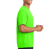 Sport Tek PosiCharge ® RacerMesh ® Tee, Neon Green, Right Sleeve view