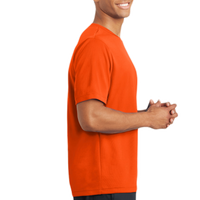 Sport Tek PosiCharge ® RacerMesh ® Tee, Neon Orange, Right Sleeve view