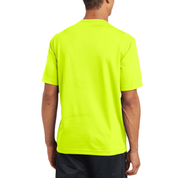 Sport Tek PosiCharge ® RacerMesh ® Tee, Neon Yellow, Back view