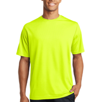 Sport Tek PosiCharge ® RacerMesh ® Tee, Neon Yellow, Front view