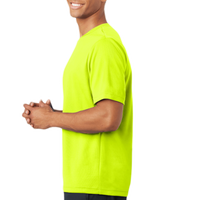 Sport Tek PosiCharge ® RacerMesh ® Tee, Neon Yellow, Left Sleeve view