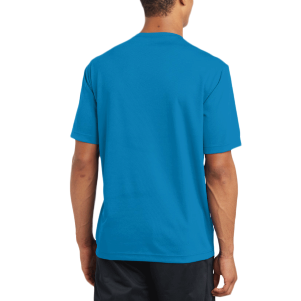 Sport Tek PosiCharge ® RacerMesh ® Tee, Pond Blue, Back view