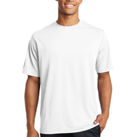 Sport Tek PosiCharge ® RacerMesh ® Tee, White, Front view
