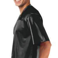 Sport Tek PosiCharge ® Replica Jersey, Black, Left Sleeve (Short) view