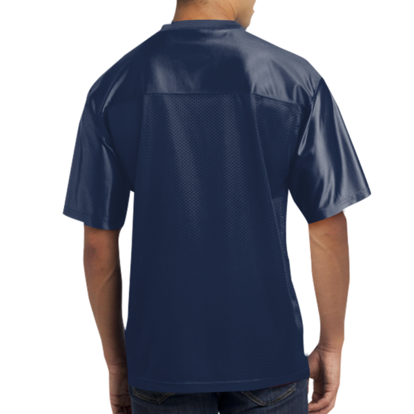 Sport Tek PosiCharge ® Replica Jersey, True Navy, Back view