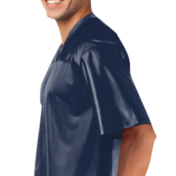 Sport Tek PosiCharge ® Replica Jersey, True Navy, Left Sleeve (Short) view