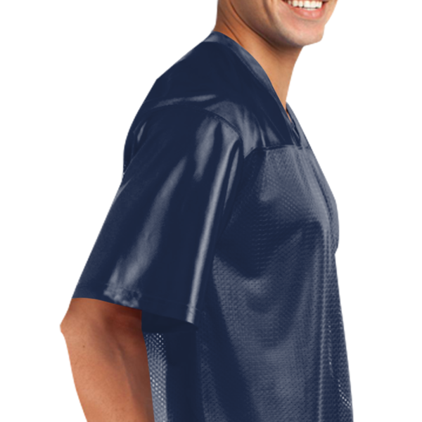 Sport Tek PosiCharge ® Replica Jersey, True Navy, Right Sleeve (Short) view
