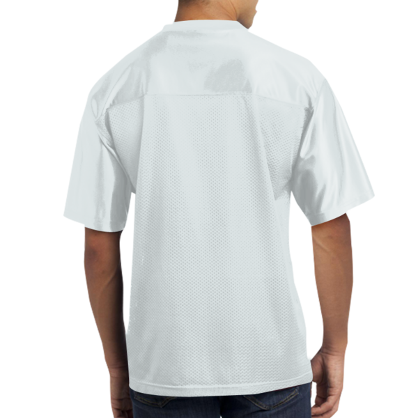 Sport Tek PosiCharge ® Replica Jersey, White, Back view