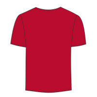 Sport Tek PosiCharge ® Tough Mesh Full Button Jersey, True Red, Back view