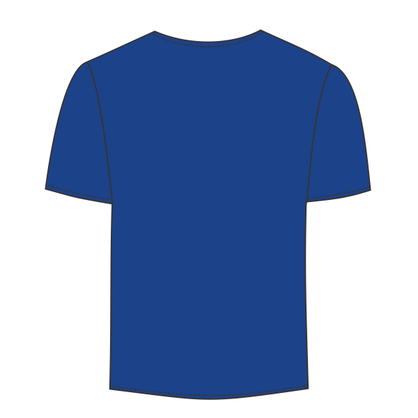 Sport Tek PosiCharge ® Tough Mesh Full Button Jersey, True Royal, Back view