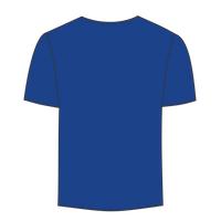 Sport Tek PosiCharge ® Tough Mesh Full Button Jersey, True Royal, Back view