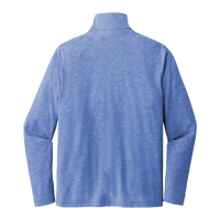 Sport Tek PosiCharge ® Tri Blend Wicking 1/4 Zip Pullover, True Royal Heather, Back view