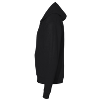 Sport Tek PosiCharge ® Tri Blend Wicking Fleece Full Zip Hooded Jacket, Black Triad Solid, Left Sleeve view