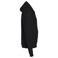 Sport Tek PosiCharge ® Tri Blend Wicking Fleece Full Zip Hooded Jacket, Black Triad Solid, Right Sleeve view