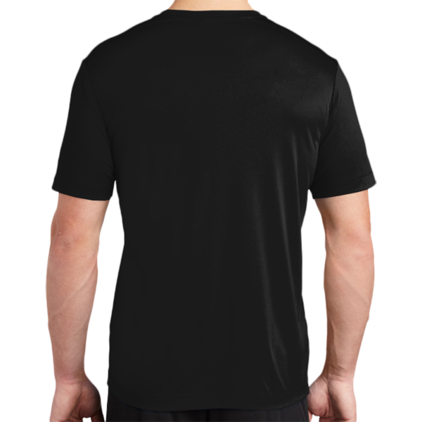 Sport Tek Posi UV ® Pro Tee, Black, Back view