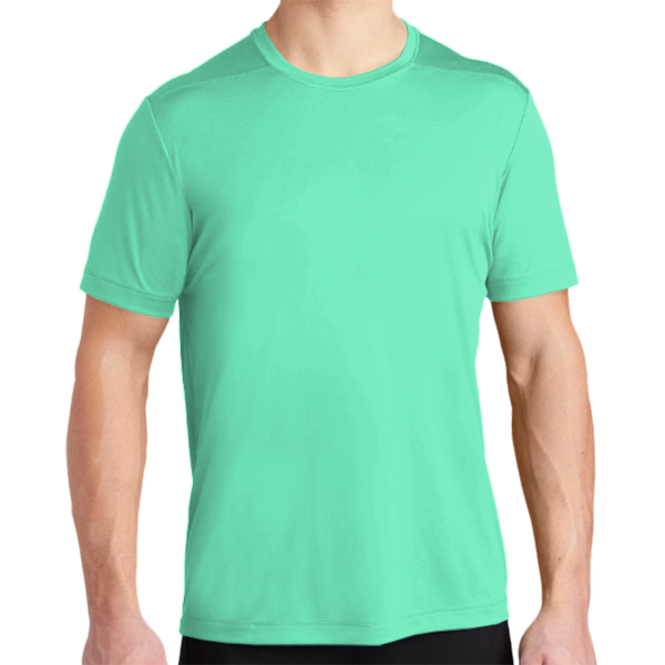 Sport Tek Posi UV ® Pro Tee, Bright Seafoam, Front view