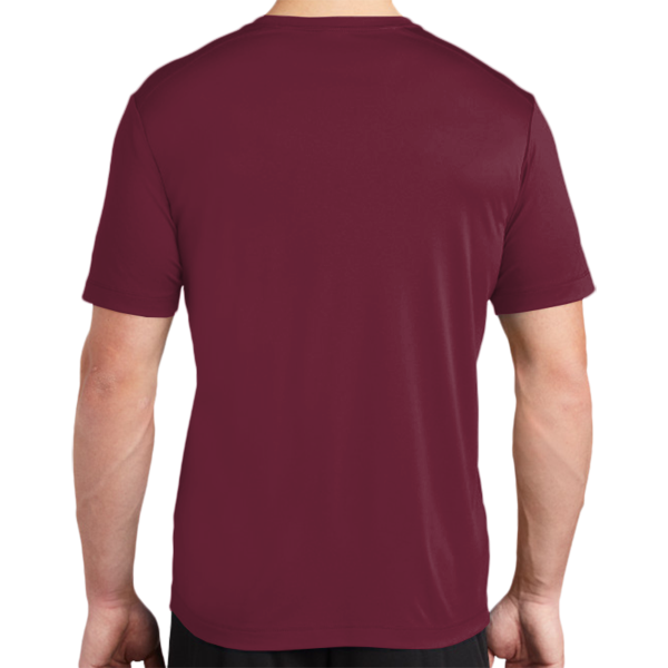 Sport Tek Posi UV ® Pro Tee, Cardinal, Back view