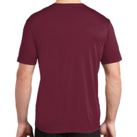 Sport Tek Posi UV ® Pro Tee, Cardinal, Back view