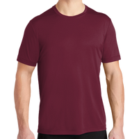 Sport Tek Posi UV ® Pro Tee, Cardinal, Front view