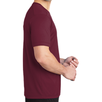 Sport Tek Posi UV ® Pro Tee, Cardinal, Right Sleeve view