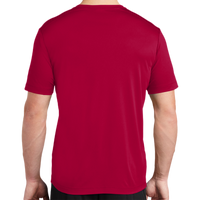 Sport Tek Posi UV ® Pro Tee, Deep Red, Back view
