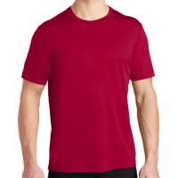 Sport Tek Posi UV ® Pro Tee, Deep Red, Front view