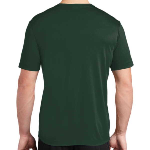 Sport Tek Posi UV ® Pro Tee, Forest Green, Back view