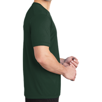 Sport Tek Posi UV ® Pro Tee, Forest Green, Right Sleeve view