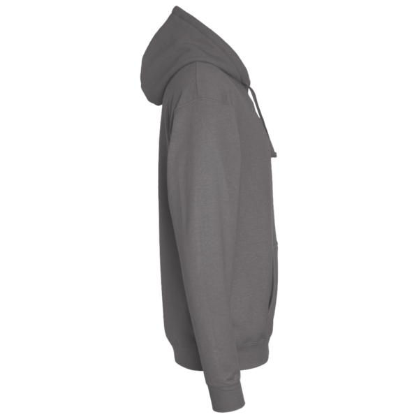 Sport Tek Pullover Hooded Sweatshirt, Graphite Heather, Right Sleeve view