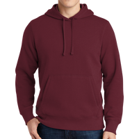 Sport Tek Pullover Hooded Sweatshirt, Maroon, Front view