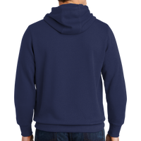 Sport Tek Pullover Hooded Sweatshirt, True Navy, Back view
