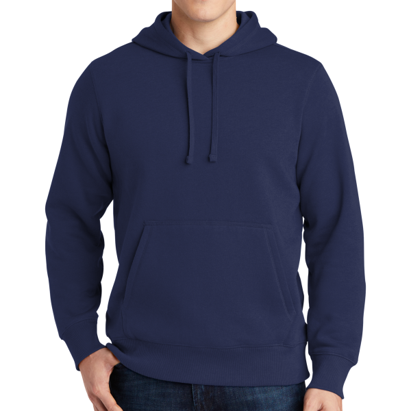 Sport Tek Pullover Hooded Sweatshirt, True Navy, Front view